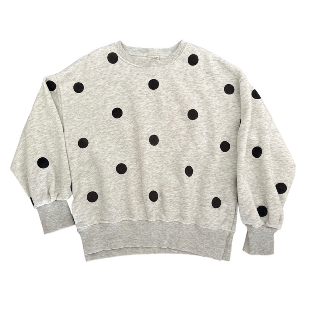 Zara Polka Dot Sweatshirt Sweater Size 13-14Y